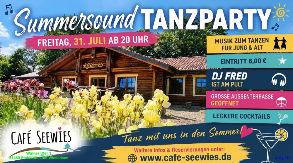 Location: Café Seewies - Motto: Summersound Tanzparty