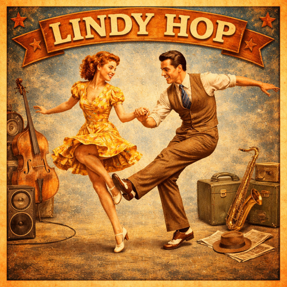Location: Vintage Club - Motto: Lindy Hop-Workshop für Anfänger (Block A)