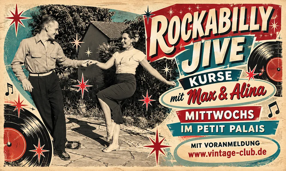 Location: Vintage Club - Motto: Rockabilly Jive-Kurse