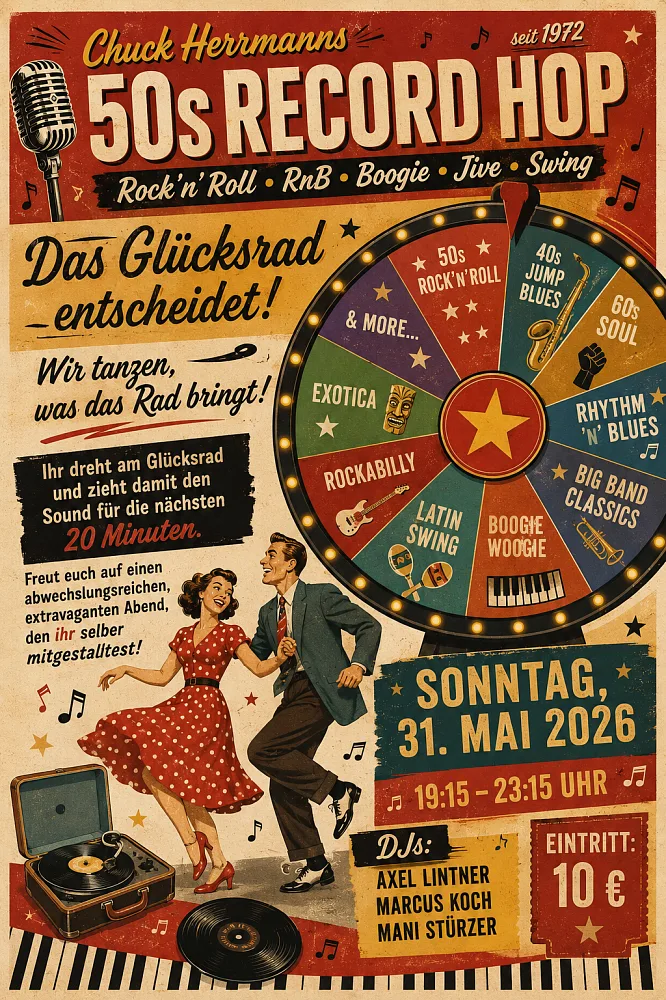 Location: Vintage Club - Motto: Fifties Record Hop-Special "Jitterbug Roulette"