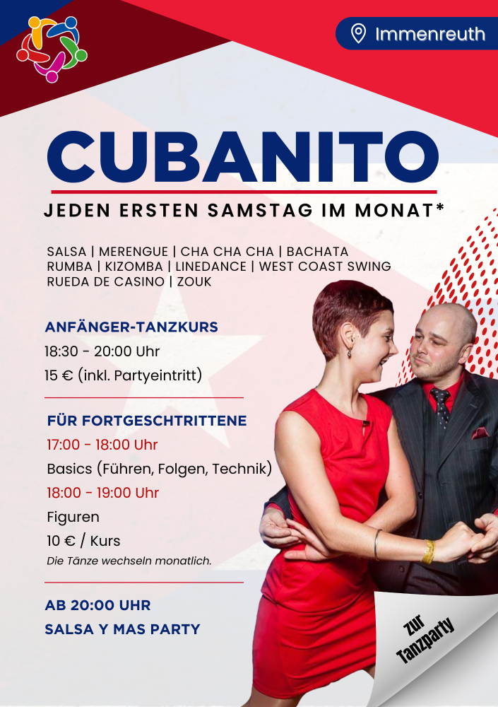 Location: BegegnungsCampus Immenreuth - Motto: Tanzkurs und Tanzparty