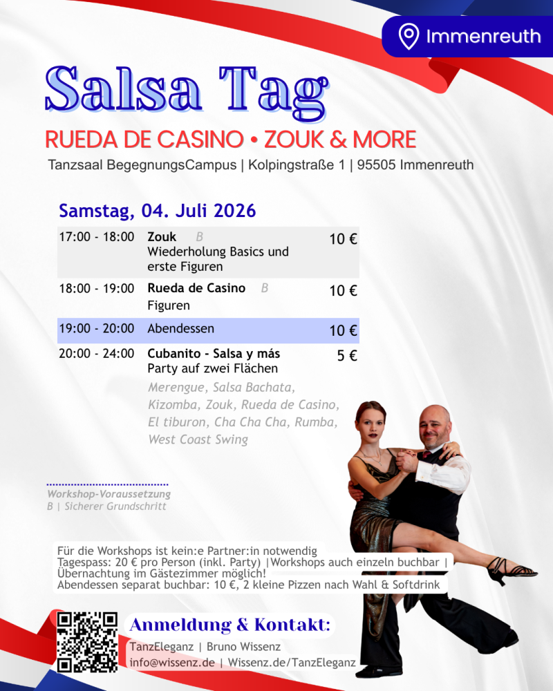 Location: BegegnungsCampus Immenreuth gGmbH - Motto: Salsa Tag