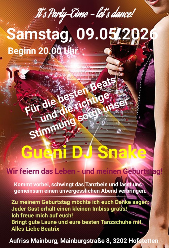 Location: Aufriss Mainburg - Motto: It's Party-Time  - let's dance