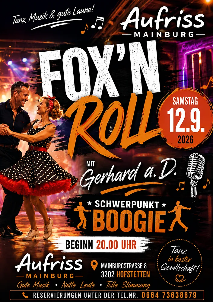 Location: Aufriss Mainburg - Motto: Fox'n Roll mit Gerhard a.D.