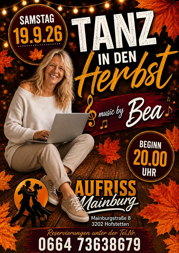 Location: Aufriss Mainburg - Motto: Tanz in den Herbst