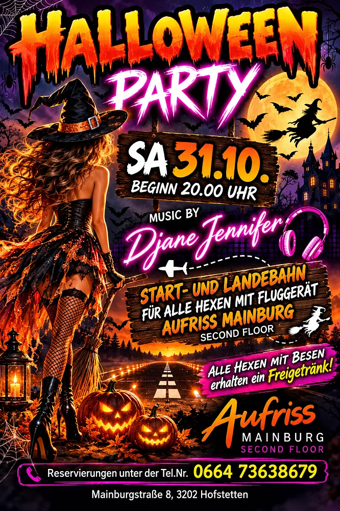 Location: Aufriss Mainburg - Motto: Halloween Party