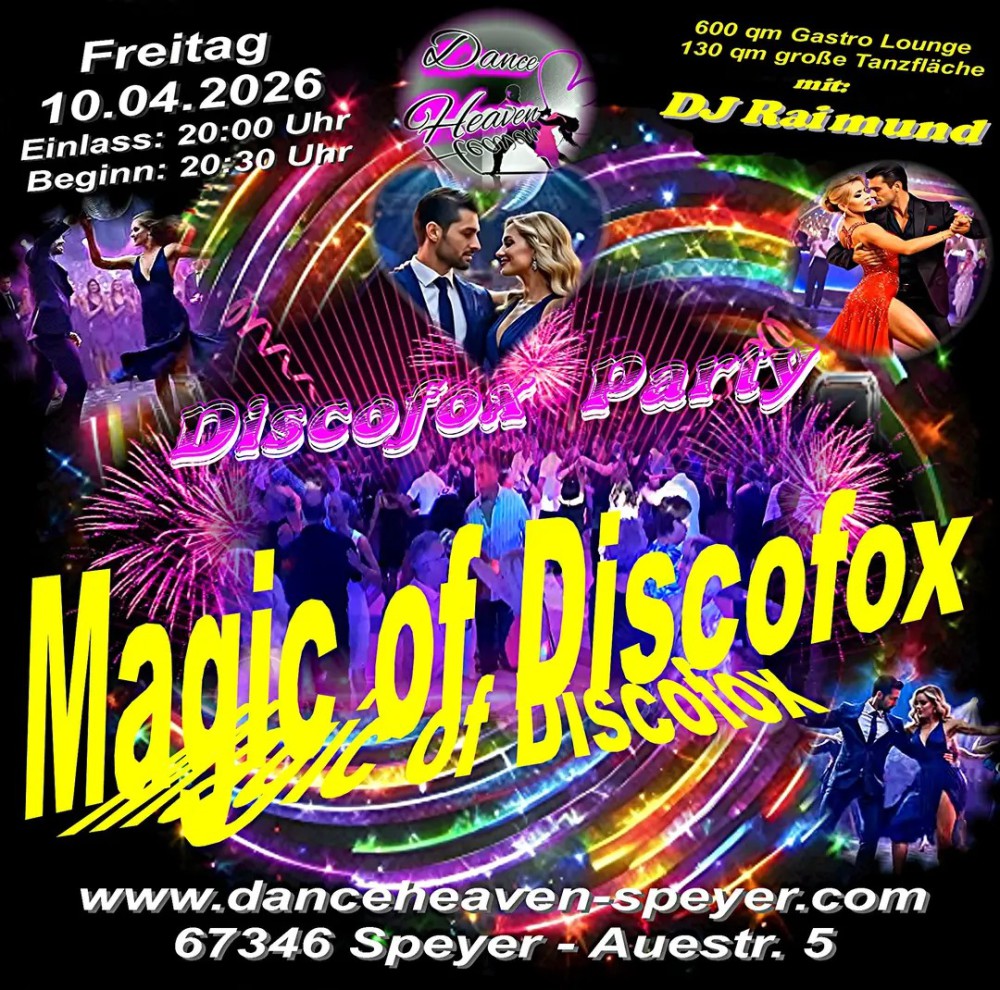 Location: Dance Heaven Speyer - Motto: Tanzparty mit DJ Raimund