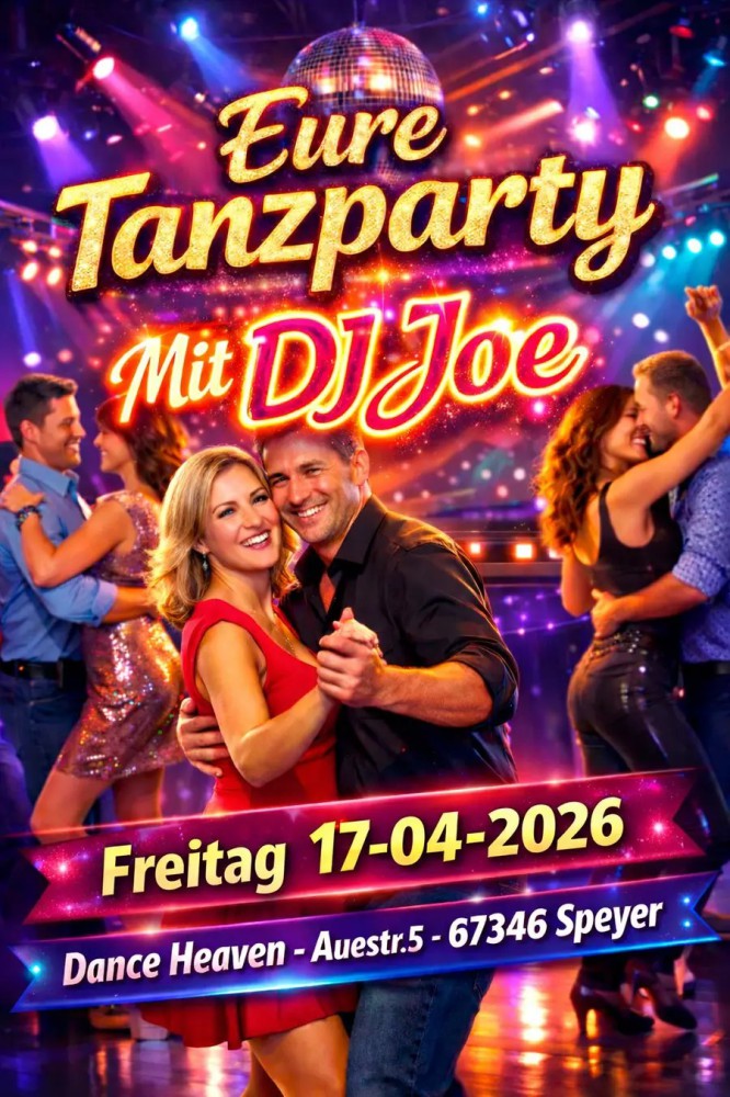 Location: Dance Heaven Speyer - Motto: Tanzparty mit DJ Joe