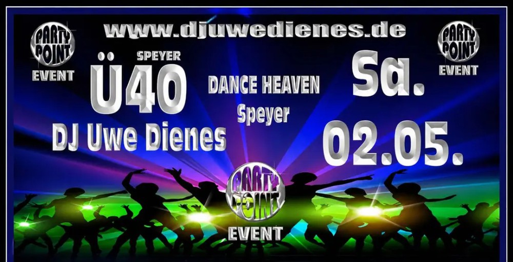 Location: Dance Heaven Speyer - Motto: "Die" Ü40 "einfach nur tanzen"