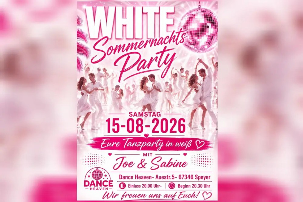 Location: Dance Heaven Speyer - Motto: Sommernachtsparty WHITE mit DJ Joe & Sabine