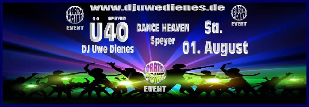 Location: Dance Heaven Speyer - Motto: "Die" Ü40 "einfach nur tanzen"