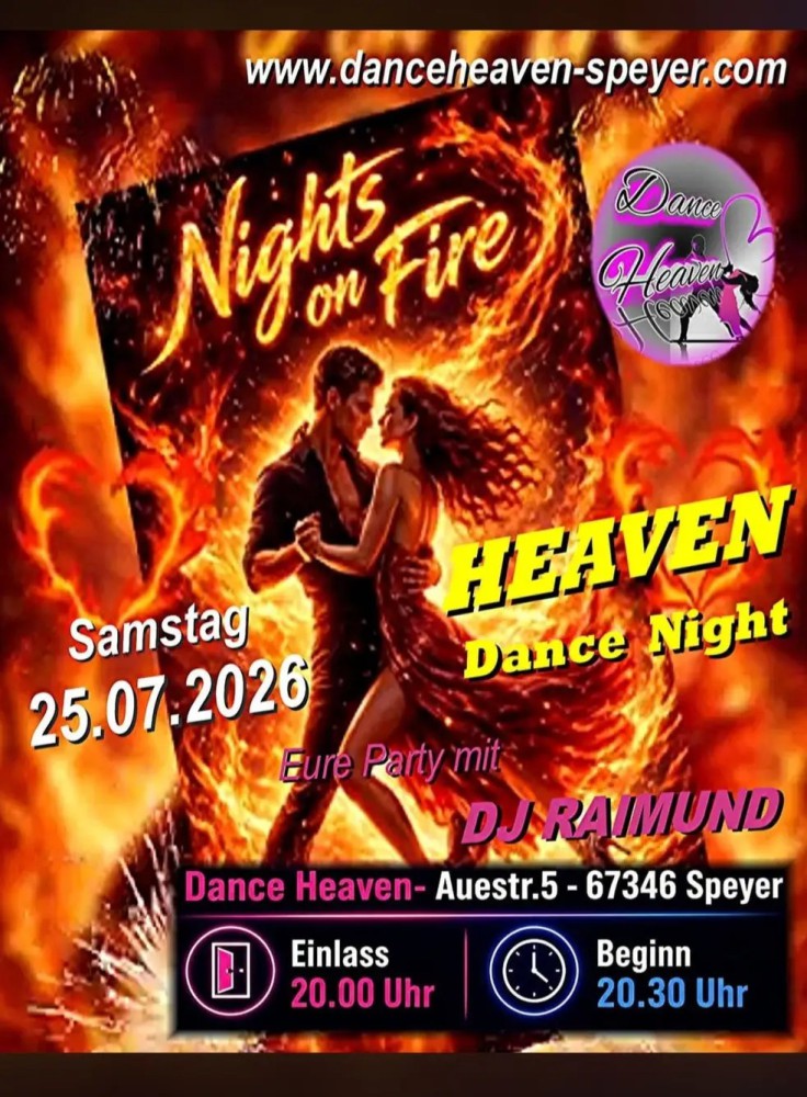 Location: Dance Heaven Speyer - Motto: Heaven Dance Night mit DJ Raimund