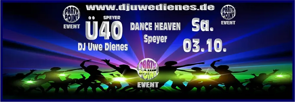 Location: Dance Heaven Speyer - Motto: "Die" Ü40 "einfach nur tanzen"