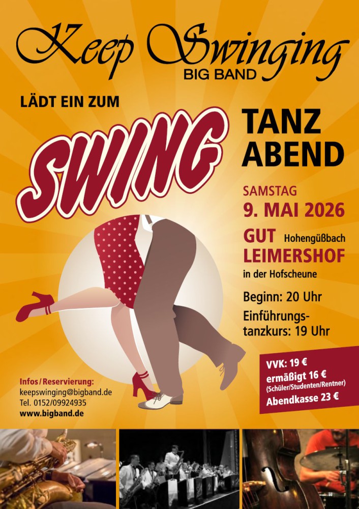 Location: Helmut's Hofschänke - Motto: Swing-Tanz-Abend mit der KeepSwinging BigBand
