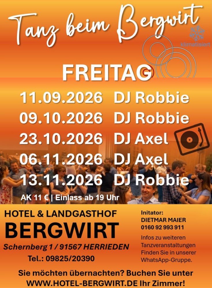Location: Bergwirt - Motto: Tanzveranstaltung