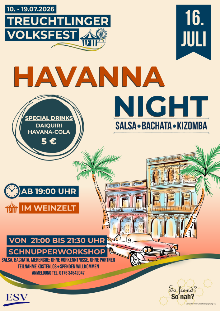 Location: Volksfest Treuchtlingen Weinzelt - Motto: Havanna Night