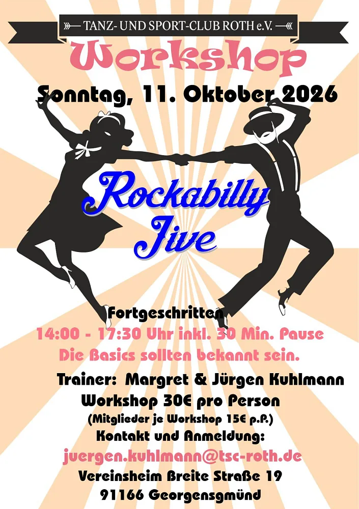 Location: Tanz- und Sport-Club Roth e.V. - Motto: Workshops