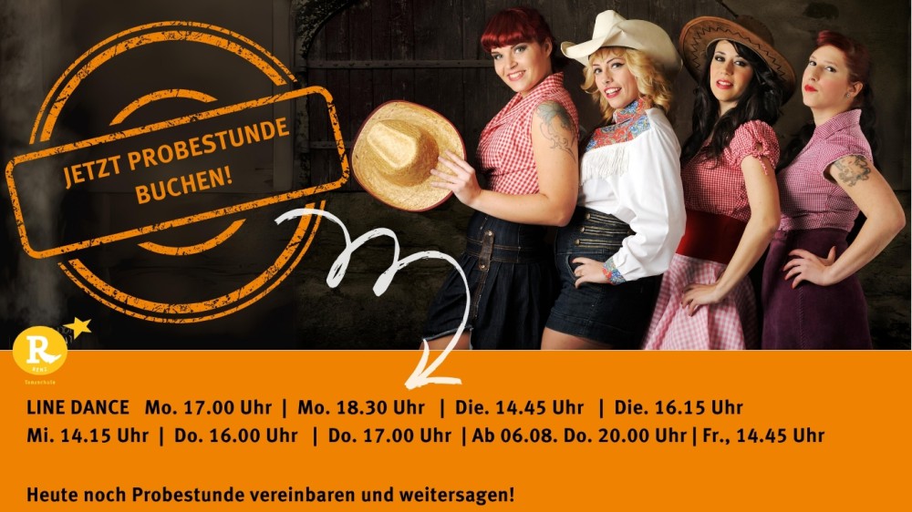 Location: Tanzschule Renz & Partner - Motto: Line Dance