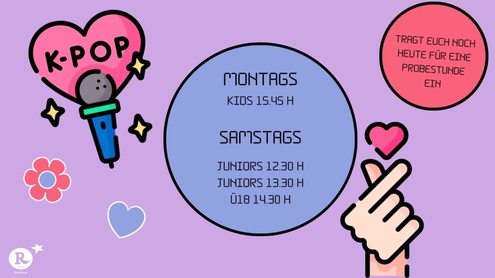 Location: Tanzschule Renz & Partner - Motto: K-Pop tanzen lernen im Kurs oder Workshop