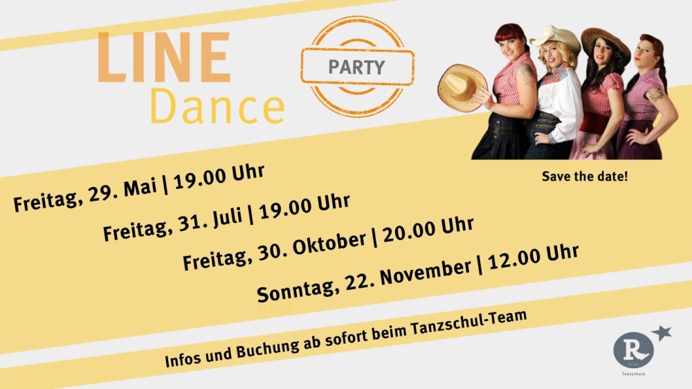 Location: Tanzschule Renz & Partner - Motto: Line Dance Party