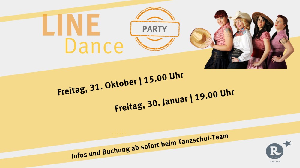 Location: Tanzschule Renz & Partner - Motto: Line Dance Party
