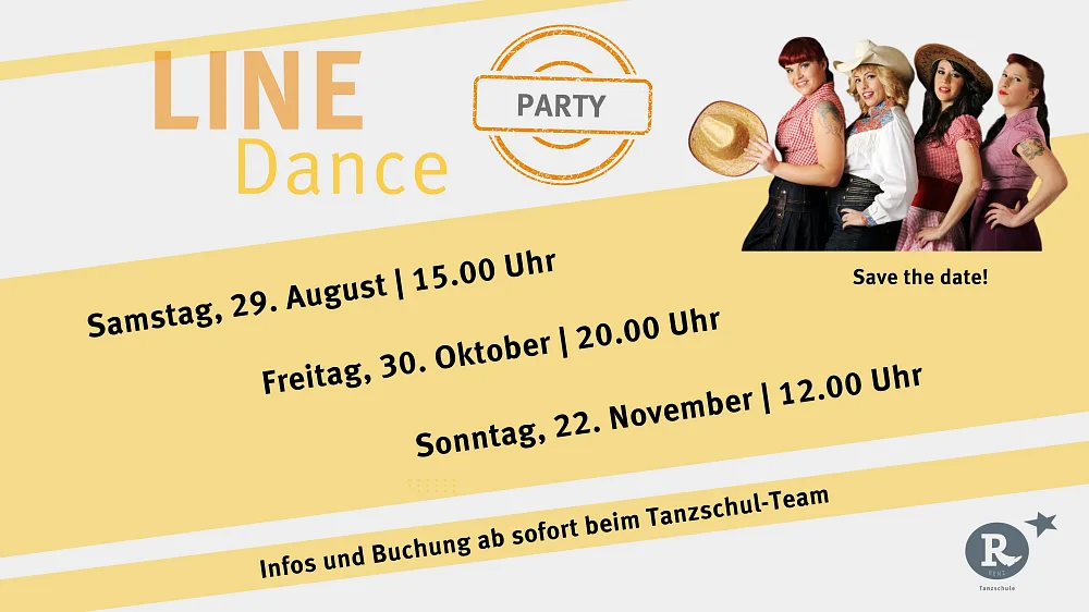 Location: Tanzschule Renz & Partner - Motto: Line Dance Party