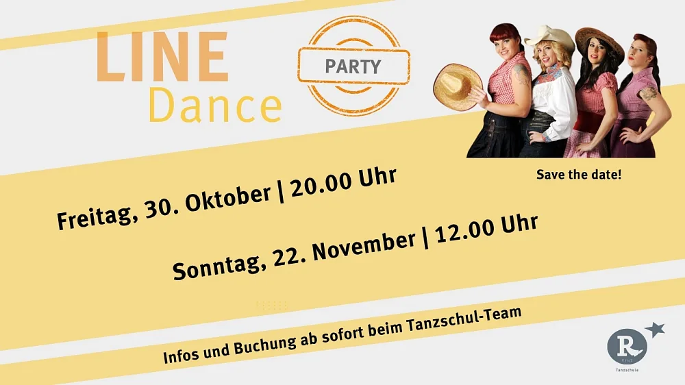 Location: Tanzschule Renz & Partner - Motto: Line Dance Party