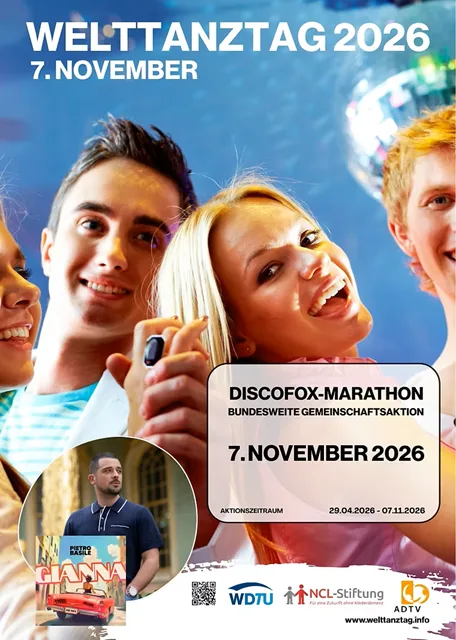 Location: Tanzschule Renz & Partner - Motto: Discofox: Charity Event zum Welttanztag am 7. November