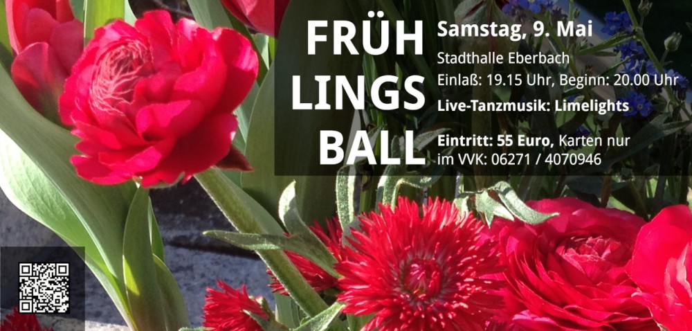 Location: Stadthalle Eberbach, großer Saal - Motto: Frühlingsball