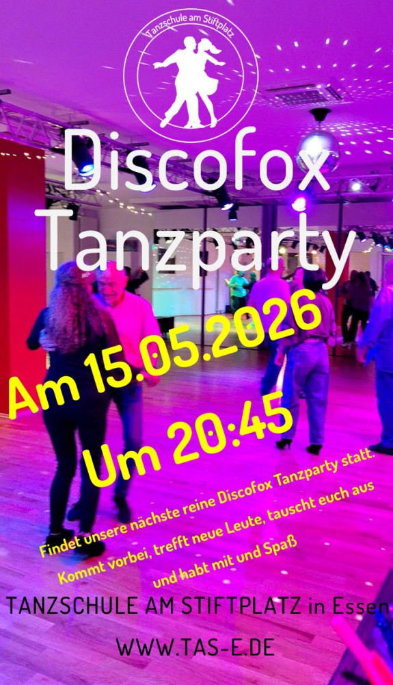 Location: Tanzschule am Stiftplatz - Motto: Diescofox Tanzparty
