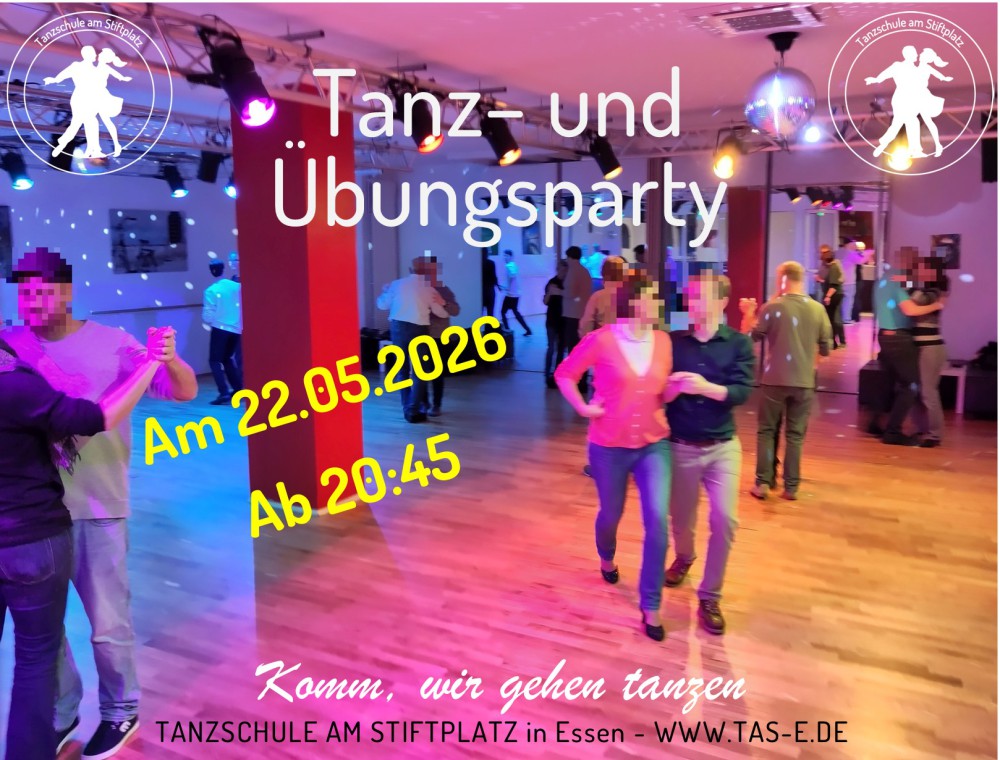 Location: Tanzschule am Stiftplatz - Motto: Übungsparty