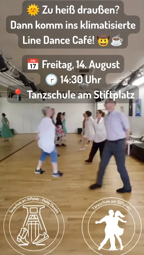 Location: Tanzschule am Stiftplatz - Motto: Line Dance Café