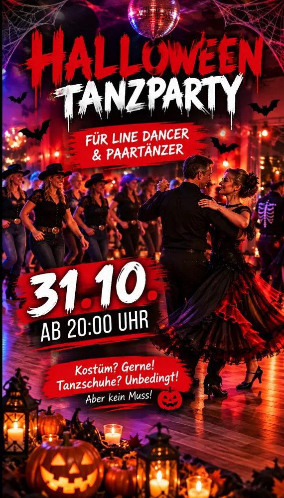 Location: Tanzschule am Stiftplatz - Motto: Halloween Party für alle Tänzer