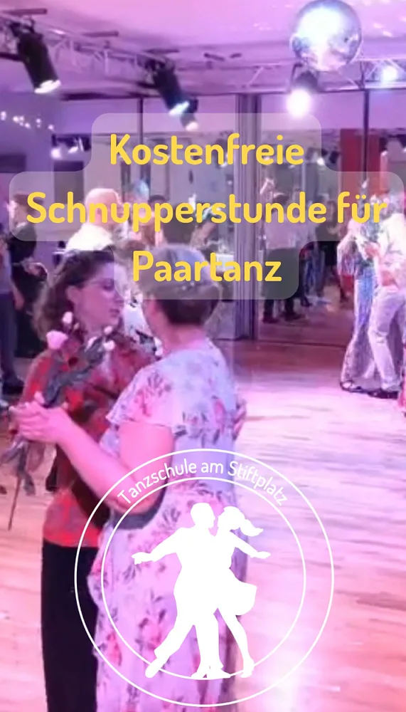 Location: Tanzschule am Stiftplatz - Motto: Kostenlose und unverbindliche Schnupperstunde