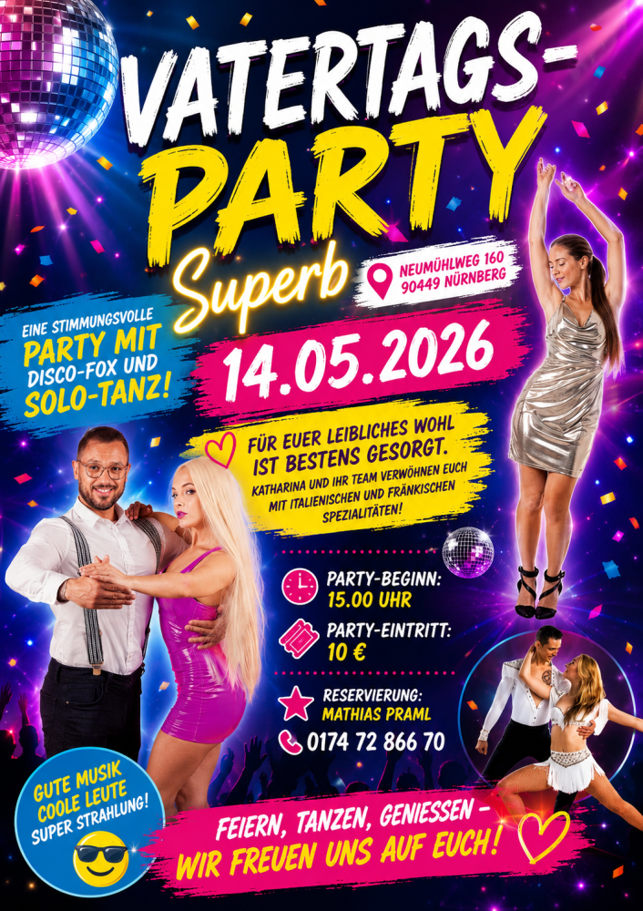 Location: Superb - Motto: Vatertags-Tanz-Party