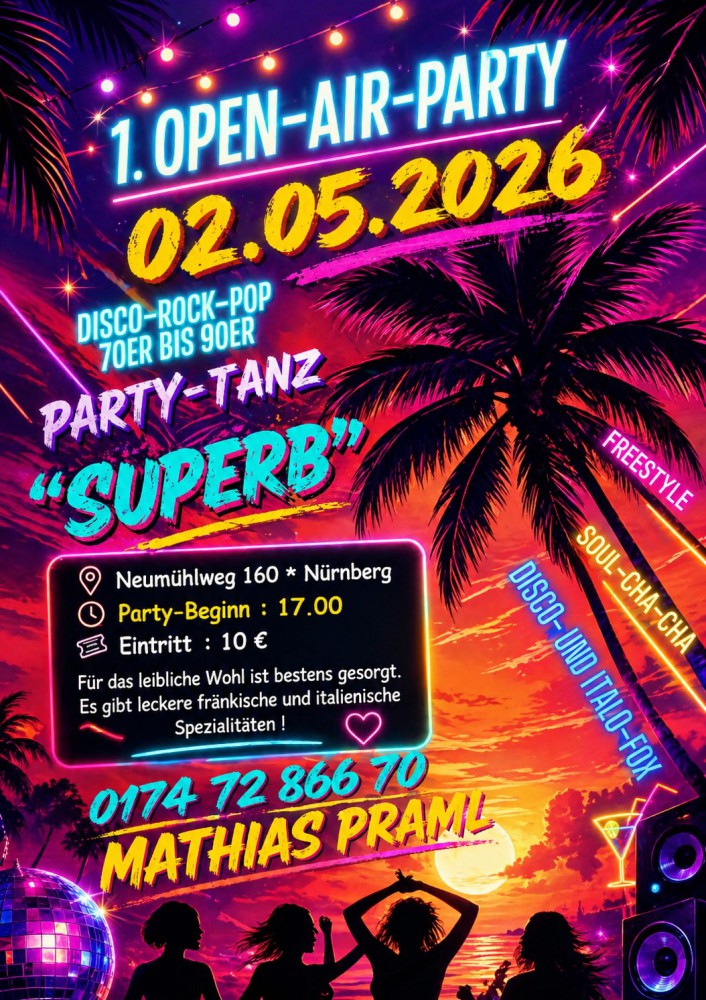 Location: Superb - Motto: 1. Open-Air-Party 2026