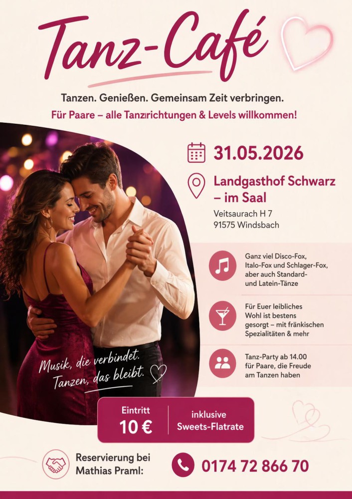 Location: Landgashof Schwarz - Motto: Tanz-Café