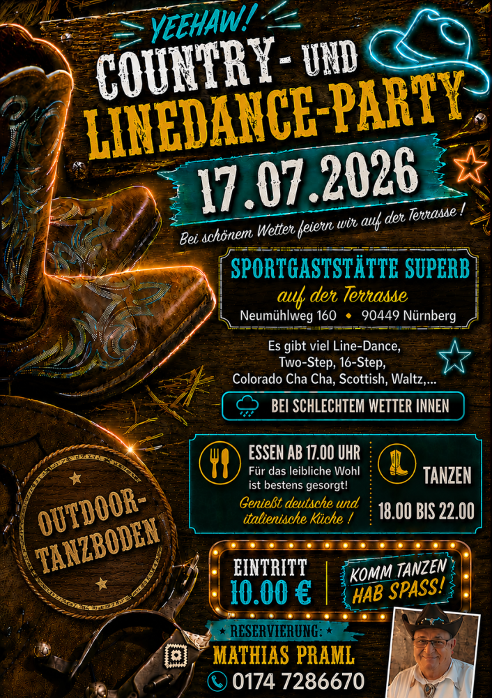 Location: Superb - Motto: Open-Air-Country und Linedance-Party