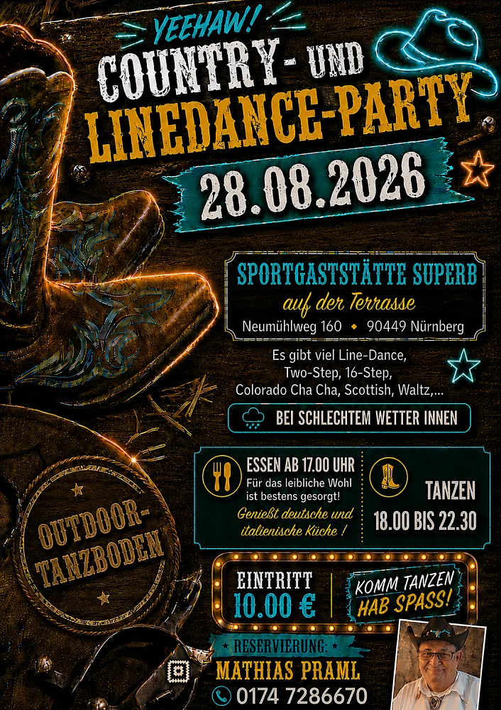 Location: Superb - Motto: Country- und Linedance-Party