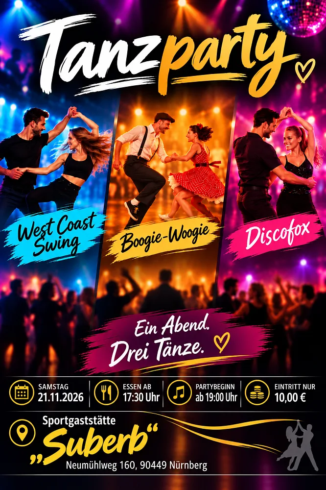 Location: Superb - Motto: DIsco-Fox meets WCS and Boogie-Woogie