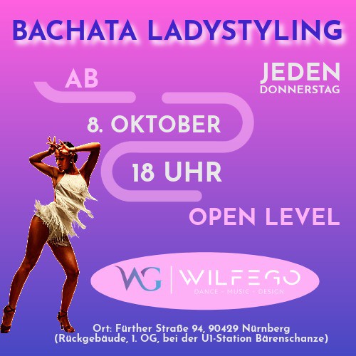 Location: Tanzschule WILFEGO - Motto: Bachata Ladystyling