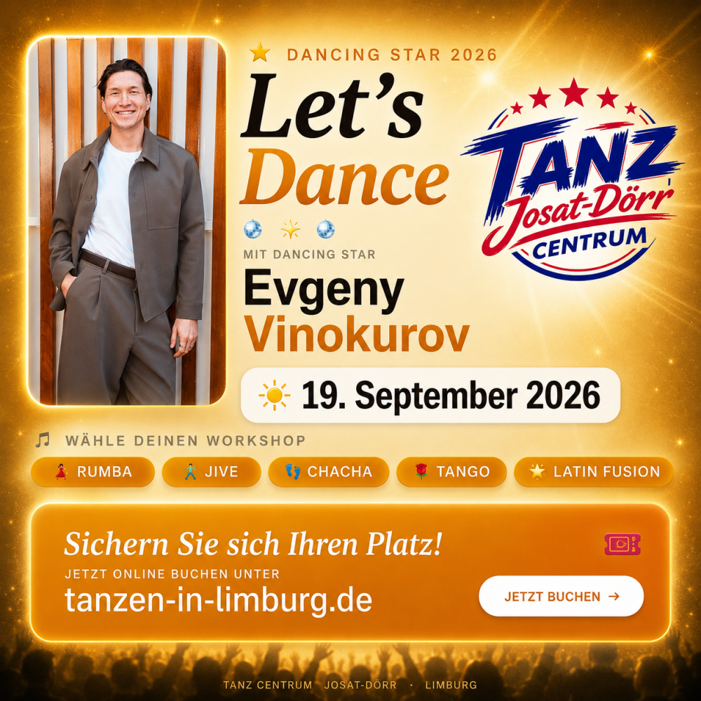Location: Tanz-Centrum Josat-Dörr - Motto: WORKSHOP MIT EVGENY VINOKUROV
