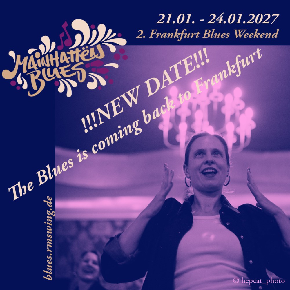 Location: Die Tanzschule - Motto: Mainhatten Blues - Frankfurt Blues Weekend 2027