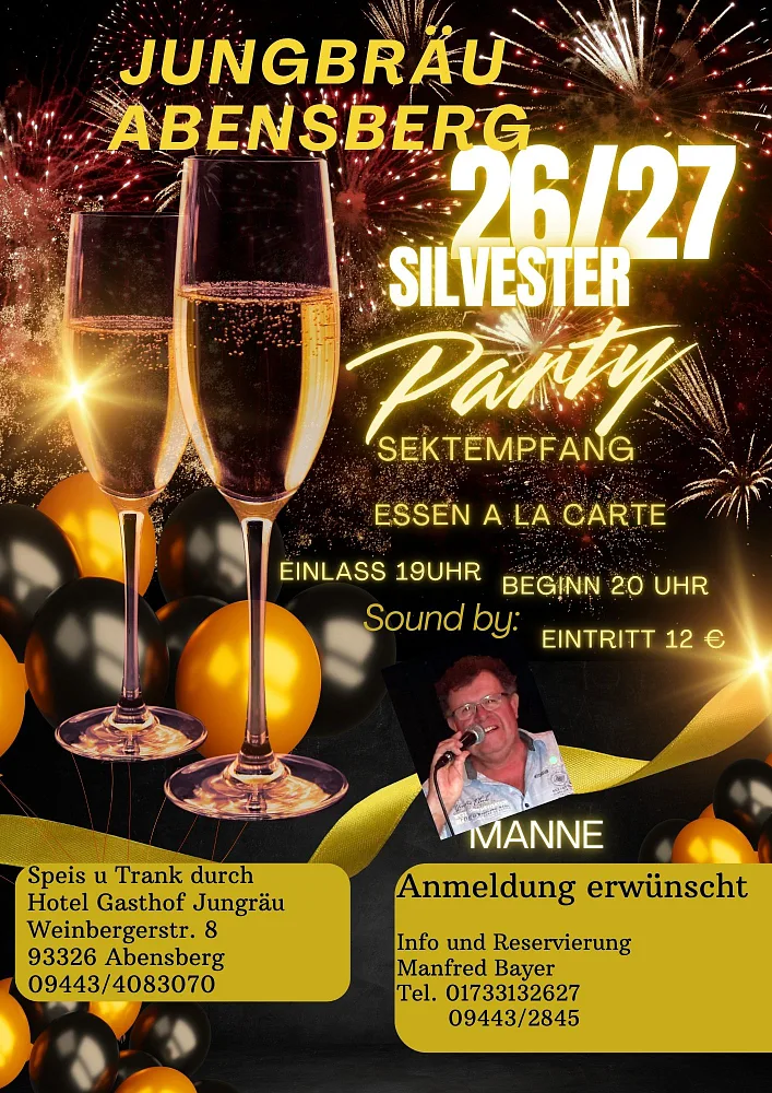 Location: Hotel Gasthof Jungbräu - Motto: Silvester