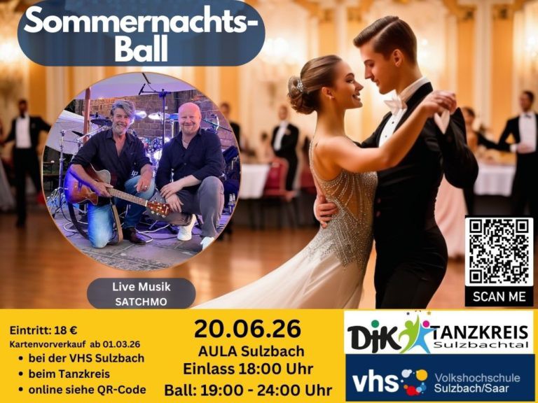 Location: AULA Sulzbach - Motto: Sommernachtsball in der AULA