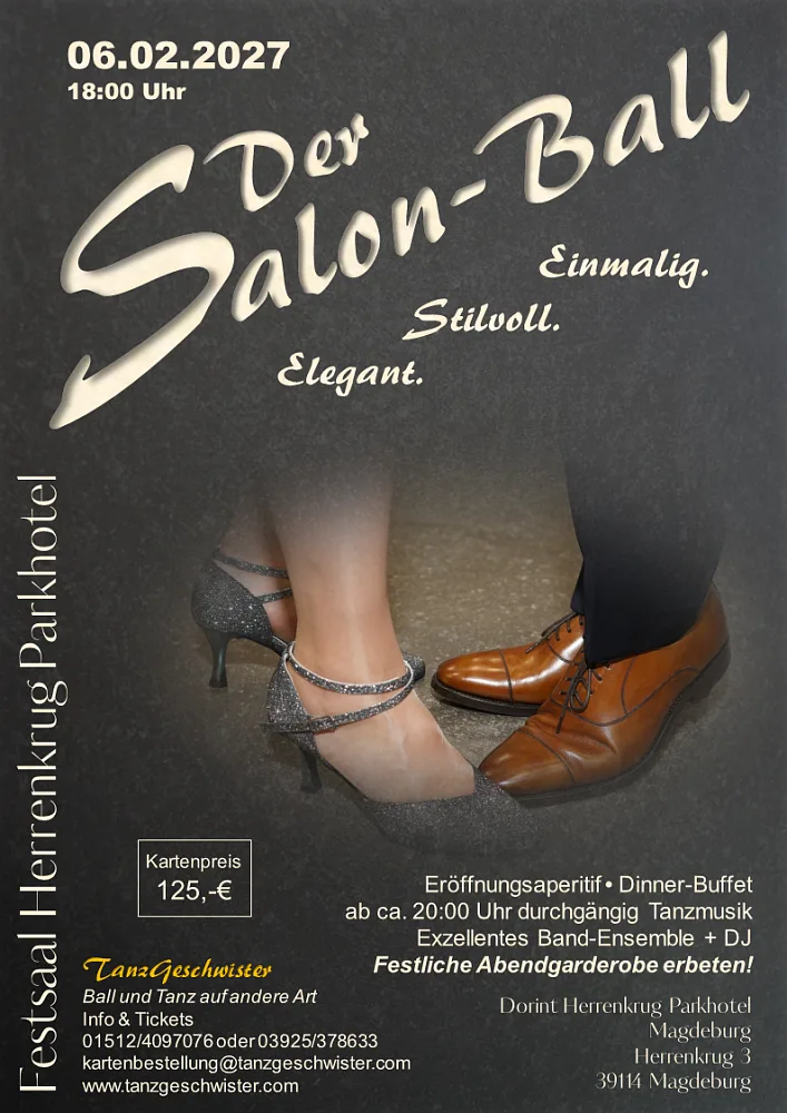 Location: Festsaal Dorint Herrenkrug Parkhotel Magdeburg - Motto: Der Salon-Ball