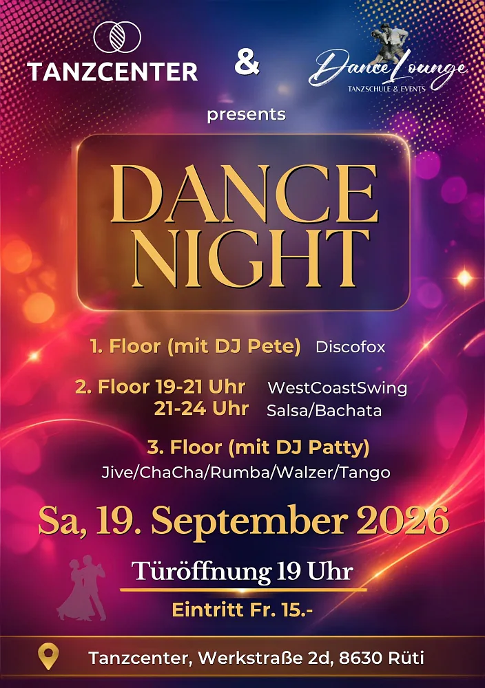 Location: Tanzcenter - Motto: Dance Night