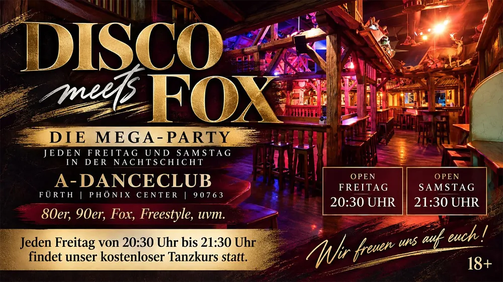 Location: Club Avangio - Motto: kostenloser 💃 Discofox 🕺Tanzkurs - im Anschluss Tanzparty