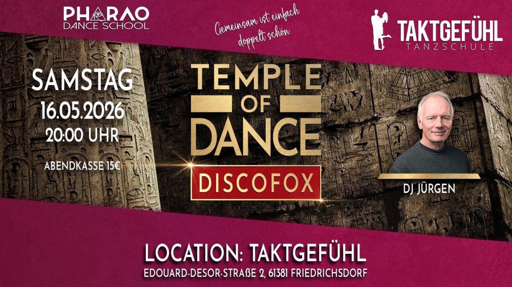 Location: Taktgefühl - Motto: Discofox Tanzparty