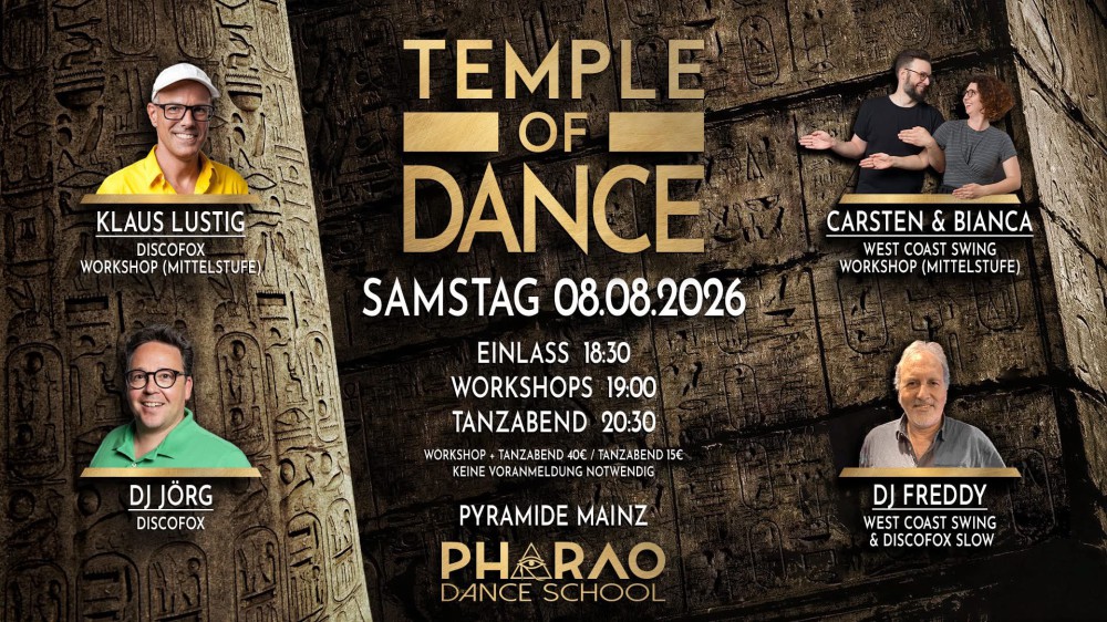 Location: Pyramide Mainz - Motto: Discofox und West Coast Swing